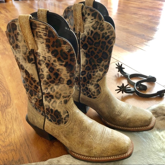 Ariat Shoes - Ariat Leopard/Cheetah Cowgirl Boots 7.5